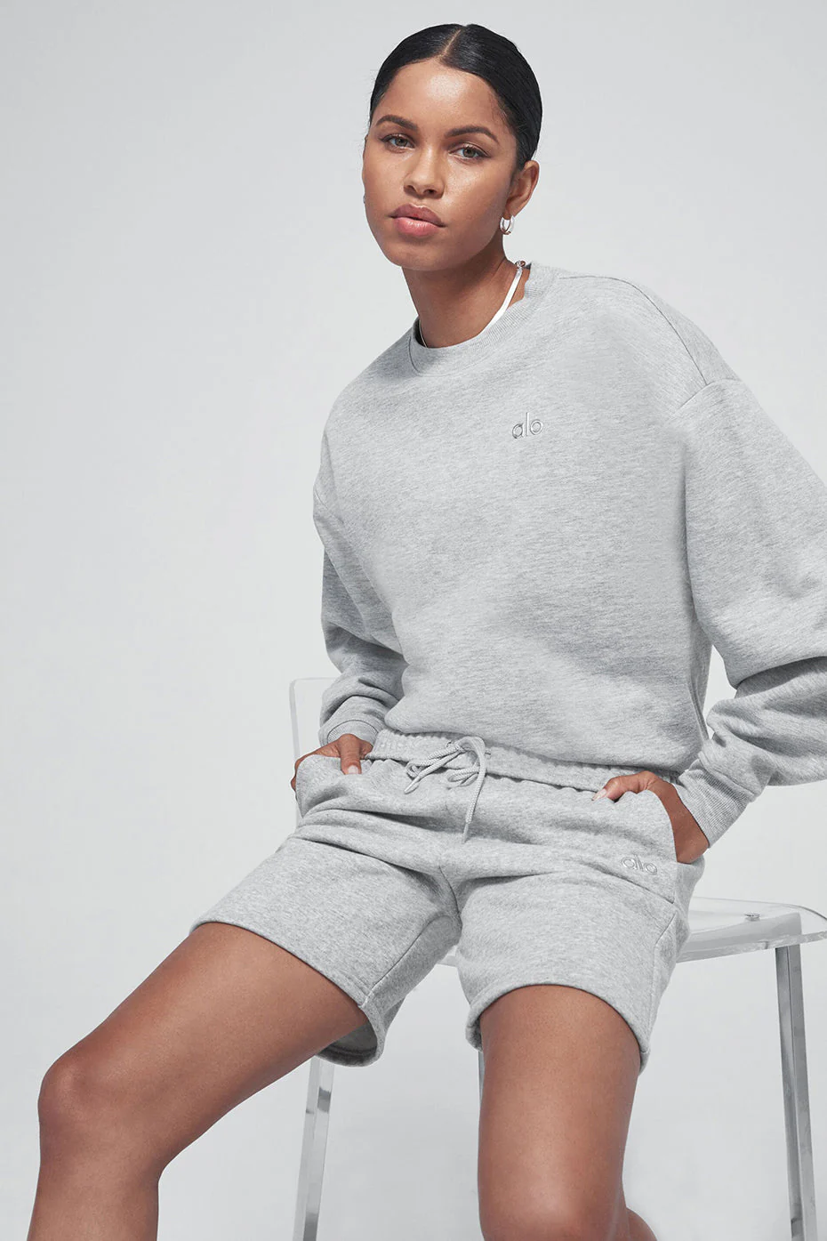 Accolade Crew Neck Pullover - Athletic Heather Grey