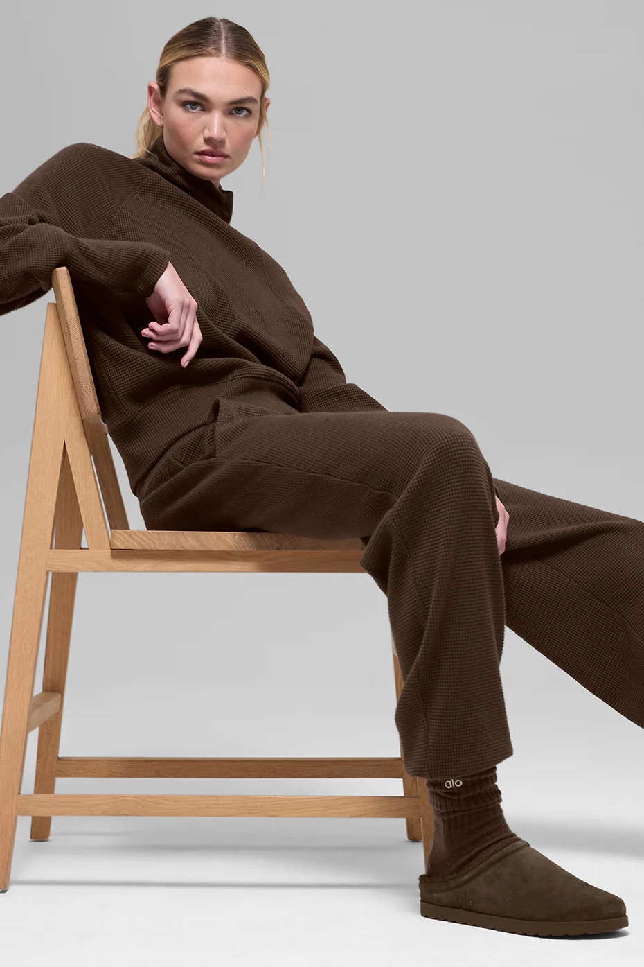 Waffle Weekend Escape Jogger - Espresso