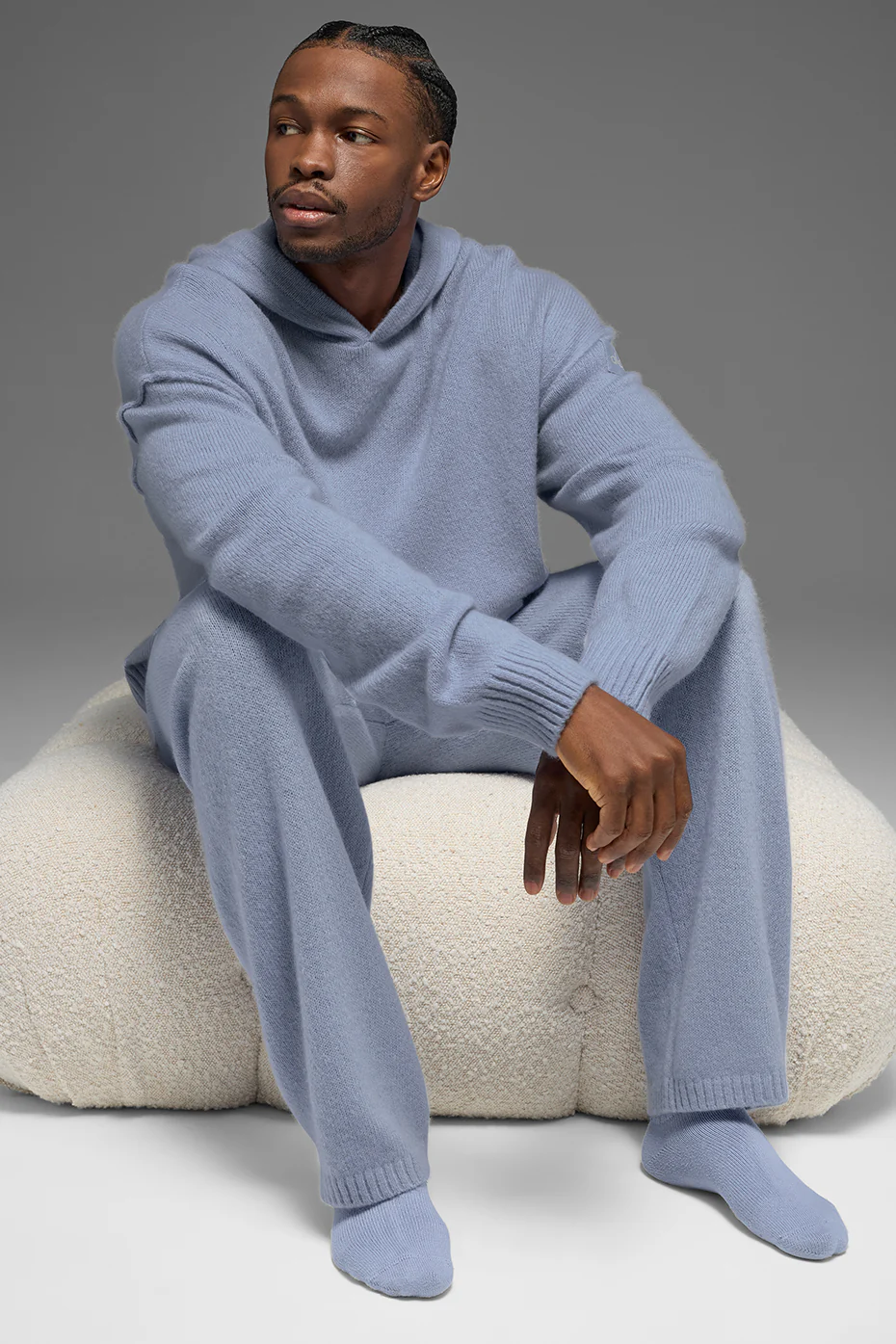Wool?Cashmere New Class Hoodie - Winter Frost