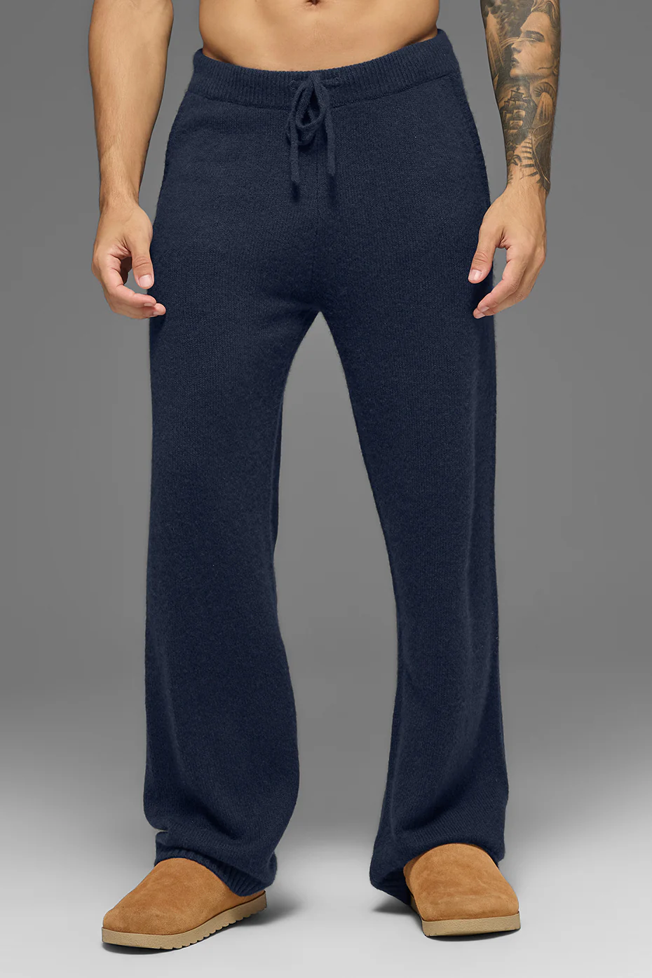 Wool Cashmere New Class Sweatpant - Navy