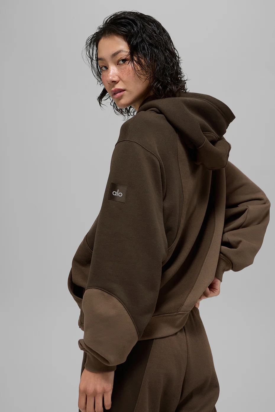 Make Waves Hoodie - Espresso Tonal