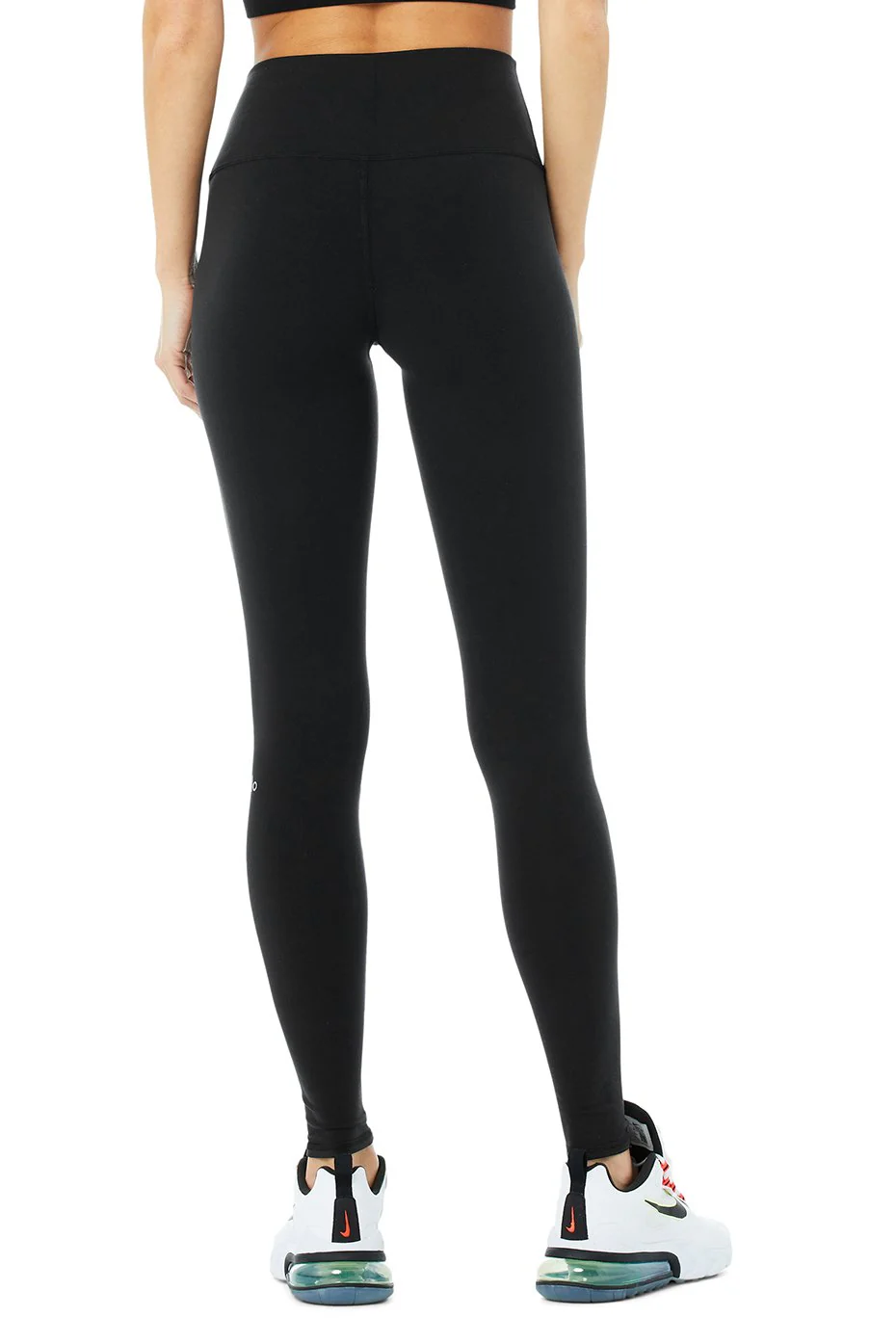 High-Waist Airbrush Legging - Black