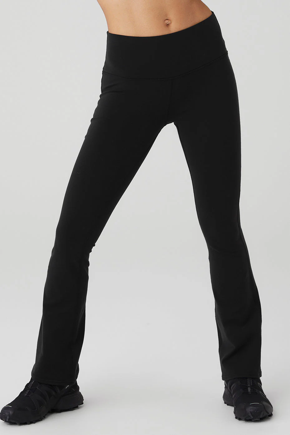 Airbrush High-Waist 7/8 Bootcut Legging - Black