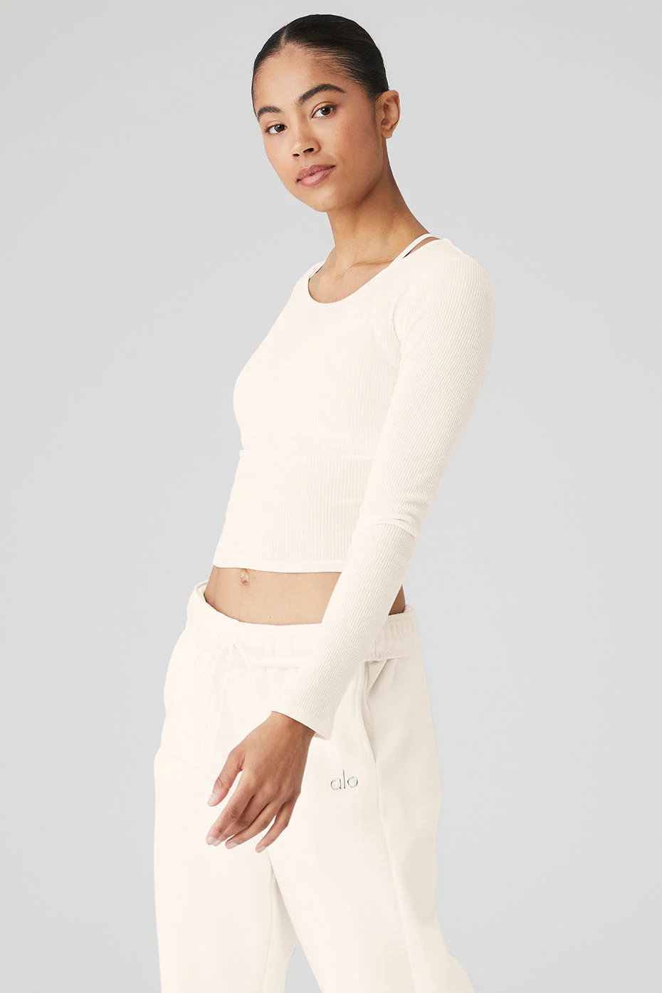 Gather Long Sleeve - Ivory