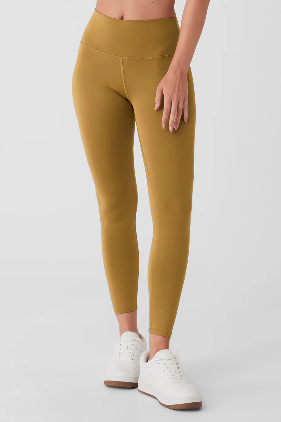7/8 High-Waist Airlift Legging - Golden Olive Branch