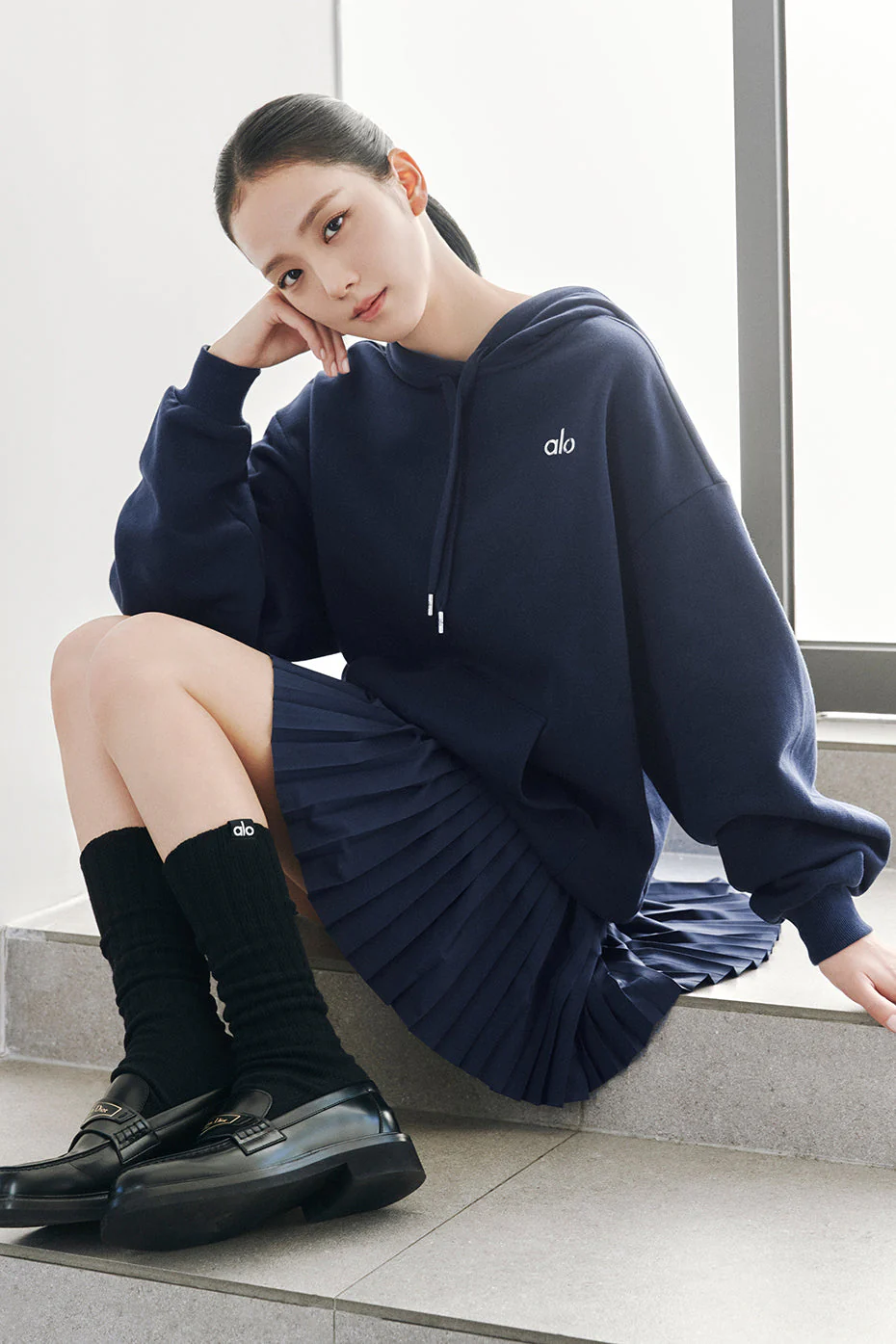 Grand Slam Tennis Skirt - Navy