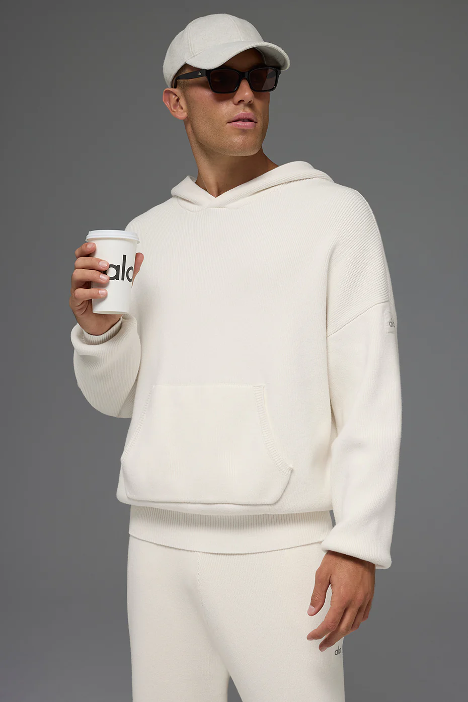 Scholar Hooded Sweater - Ivory