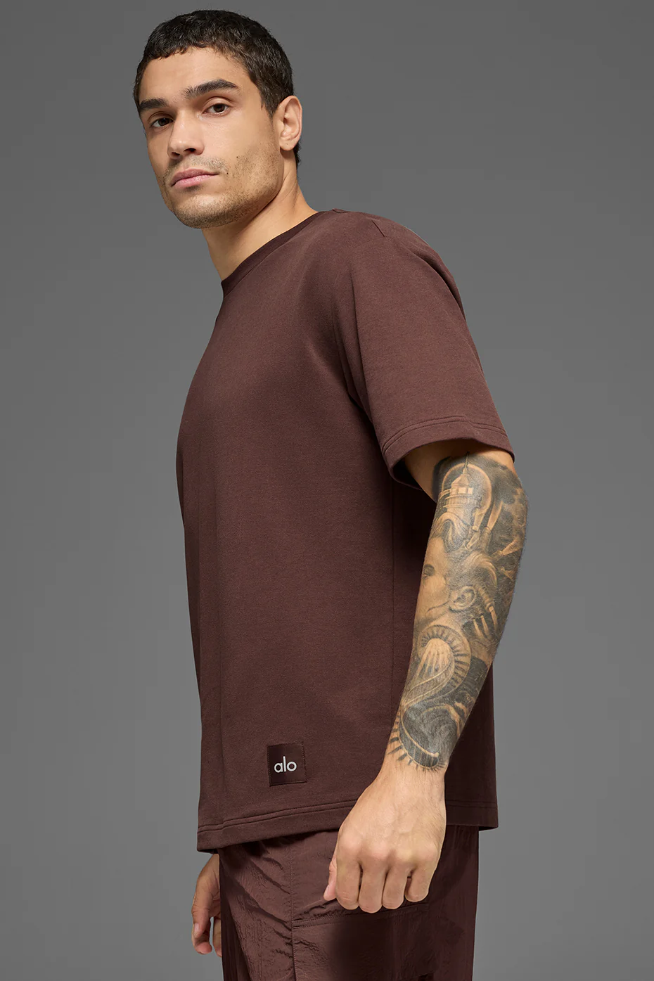 Double Take Short Sleeve - Brownstone