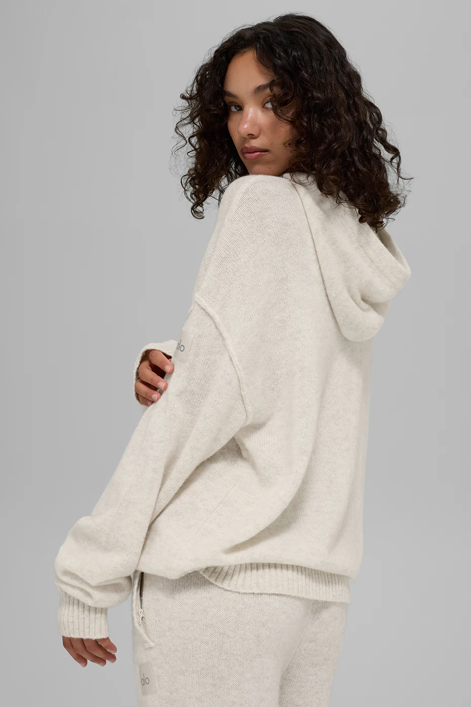 Wool?Cashmere New Class Hoodie - Bone Heather