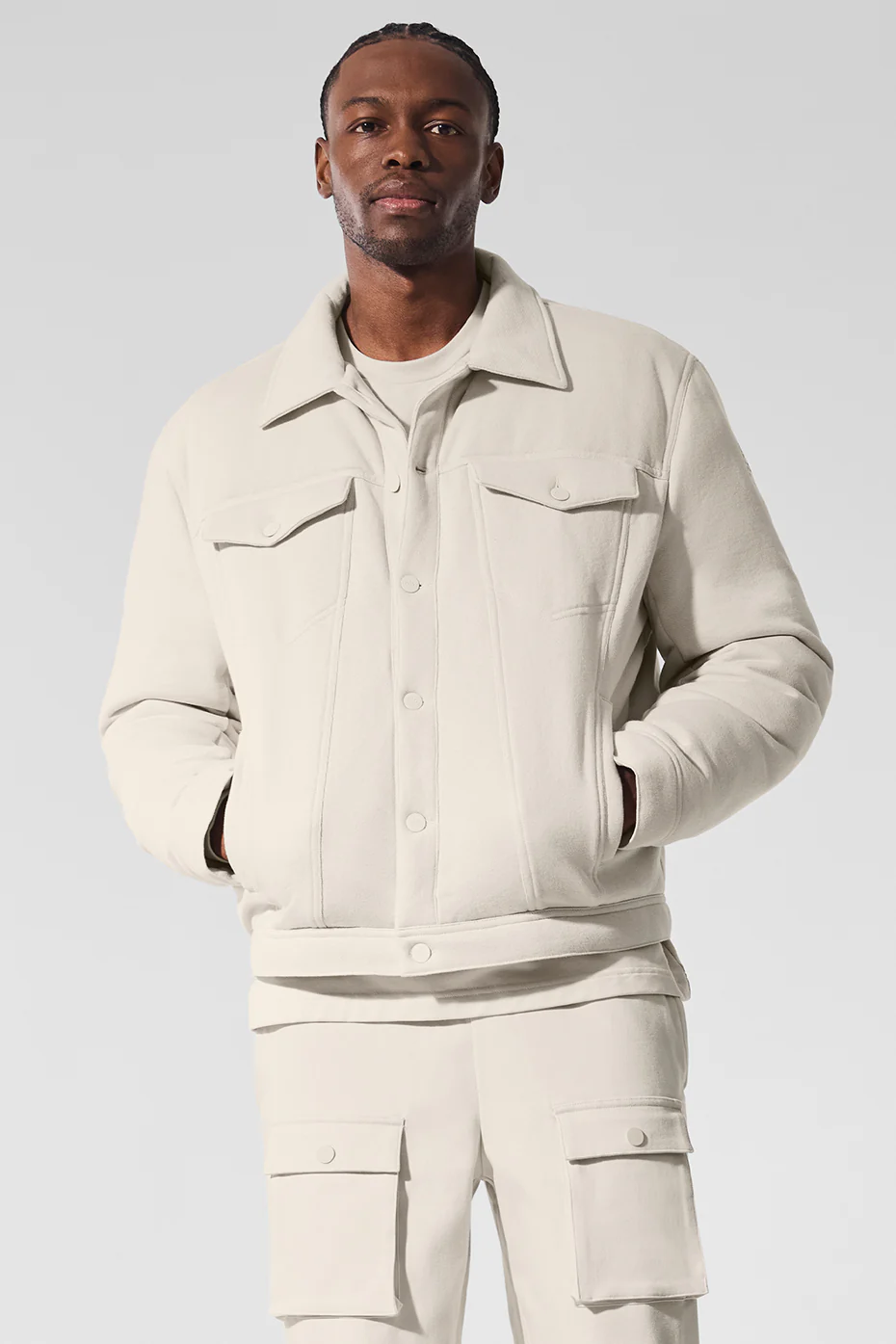 Ease Trucker Jacket - Bone