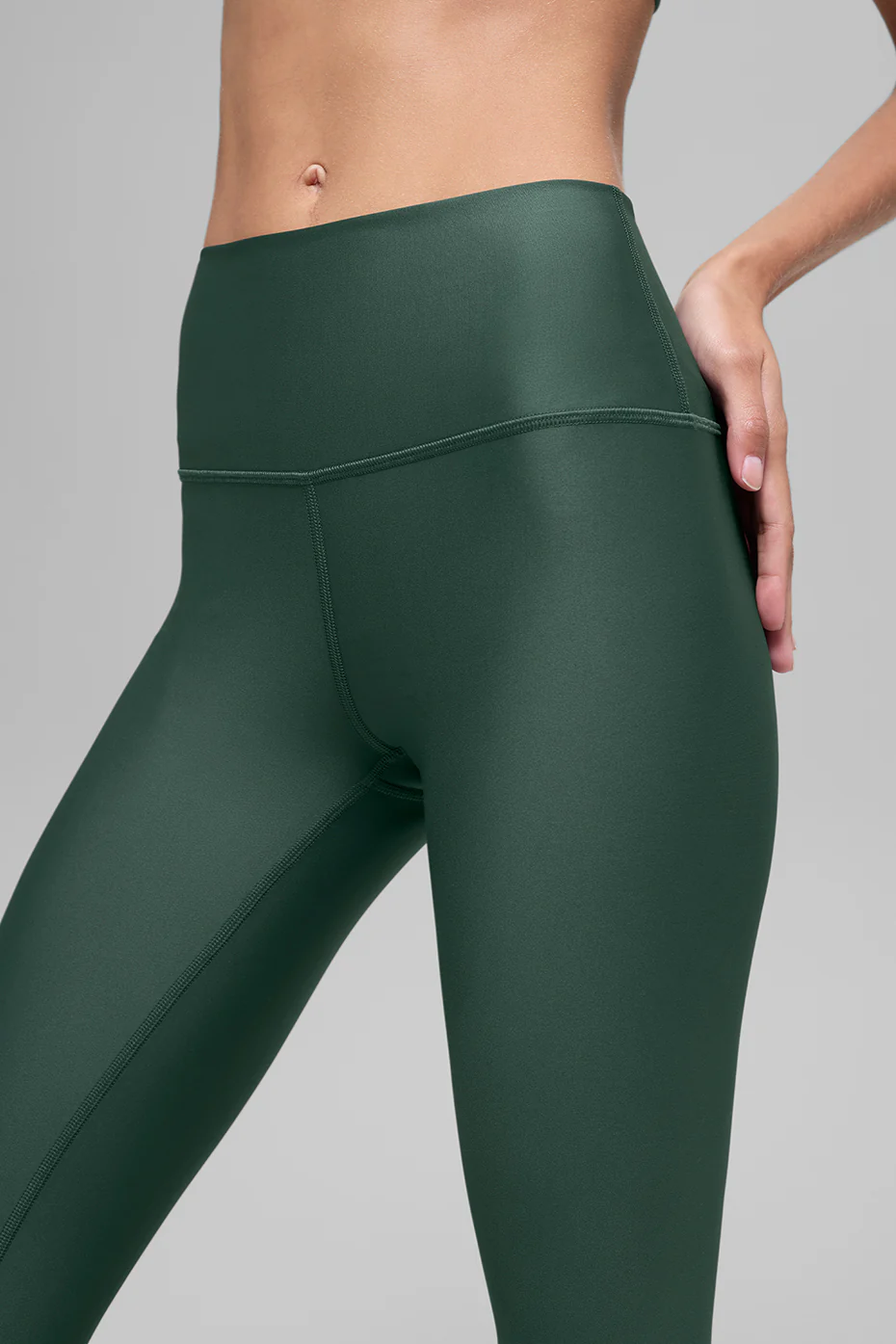 High-Waist Airlift Legging - Clover Green
