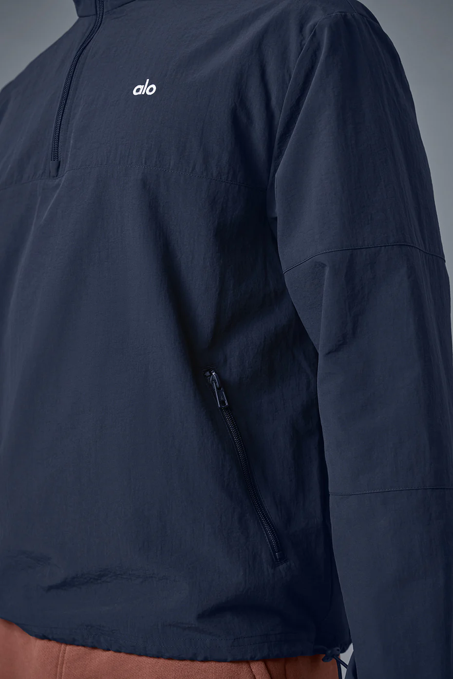 Light Weight Takeaway Track Pullover - Navy