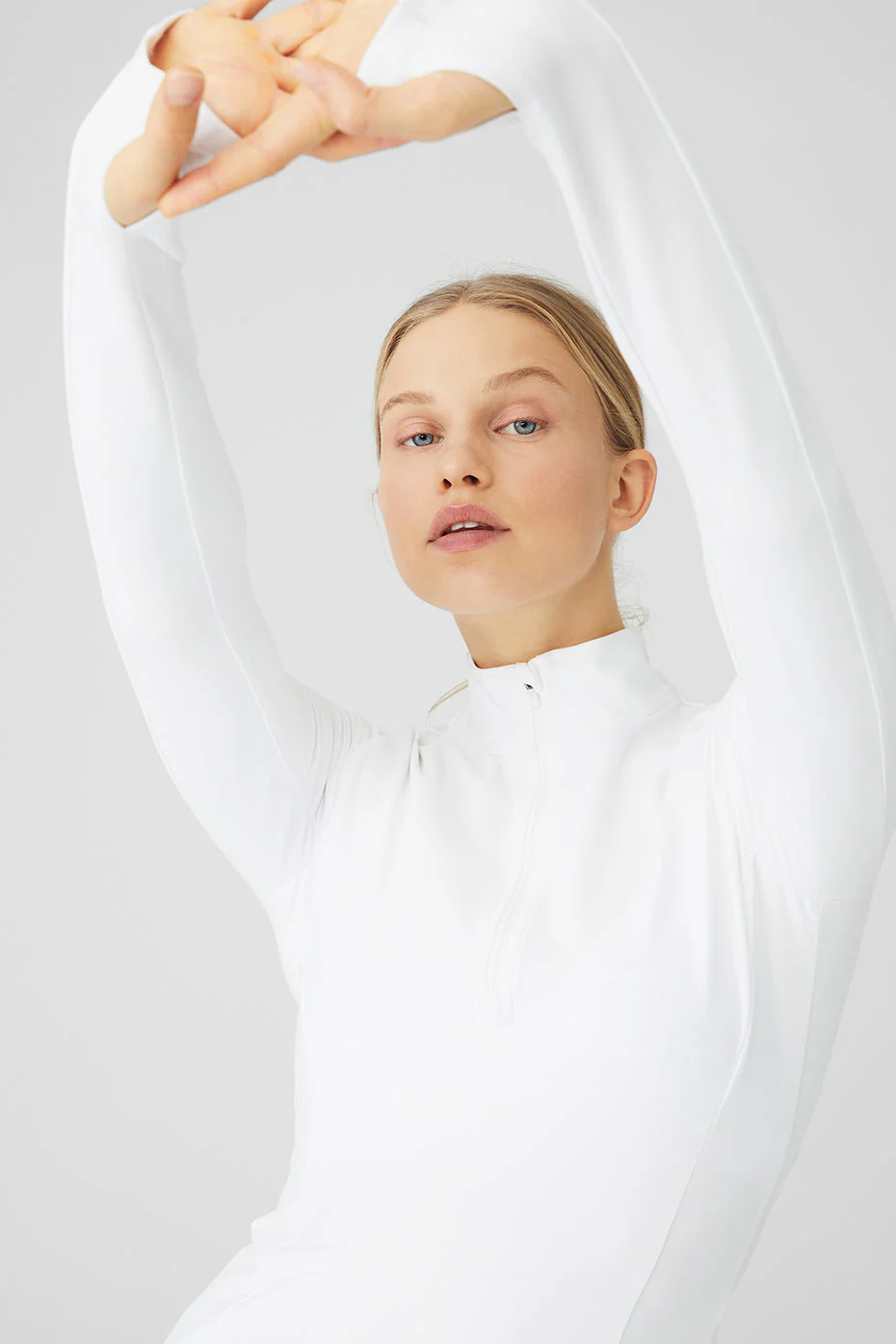 Alosoft 1/2 Zip Rapid Pullover - White