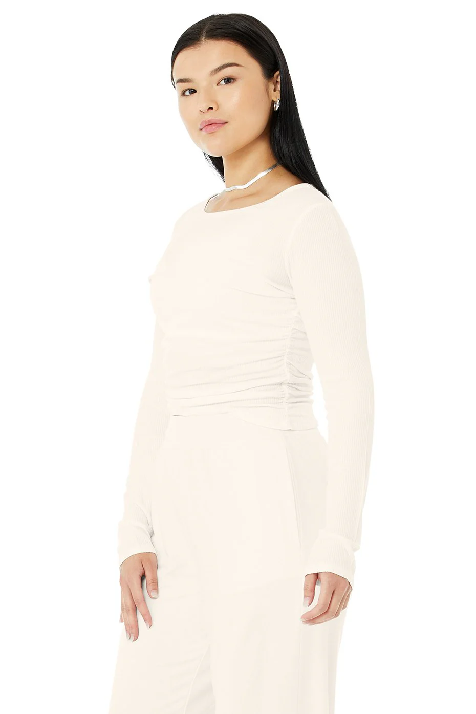 Gather Long Sleeve - Ivory