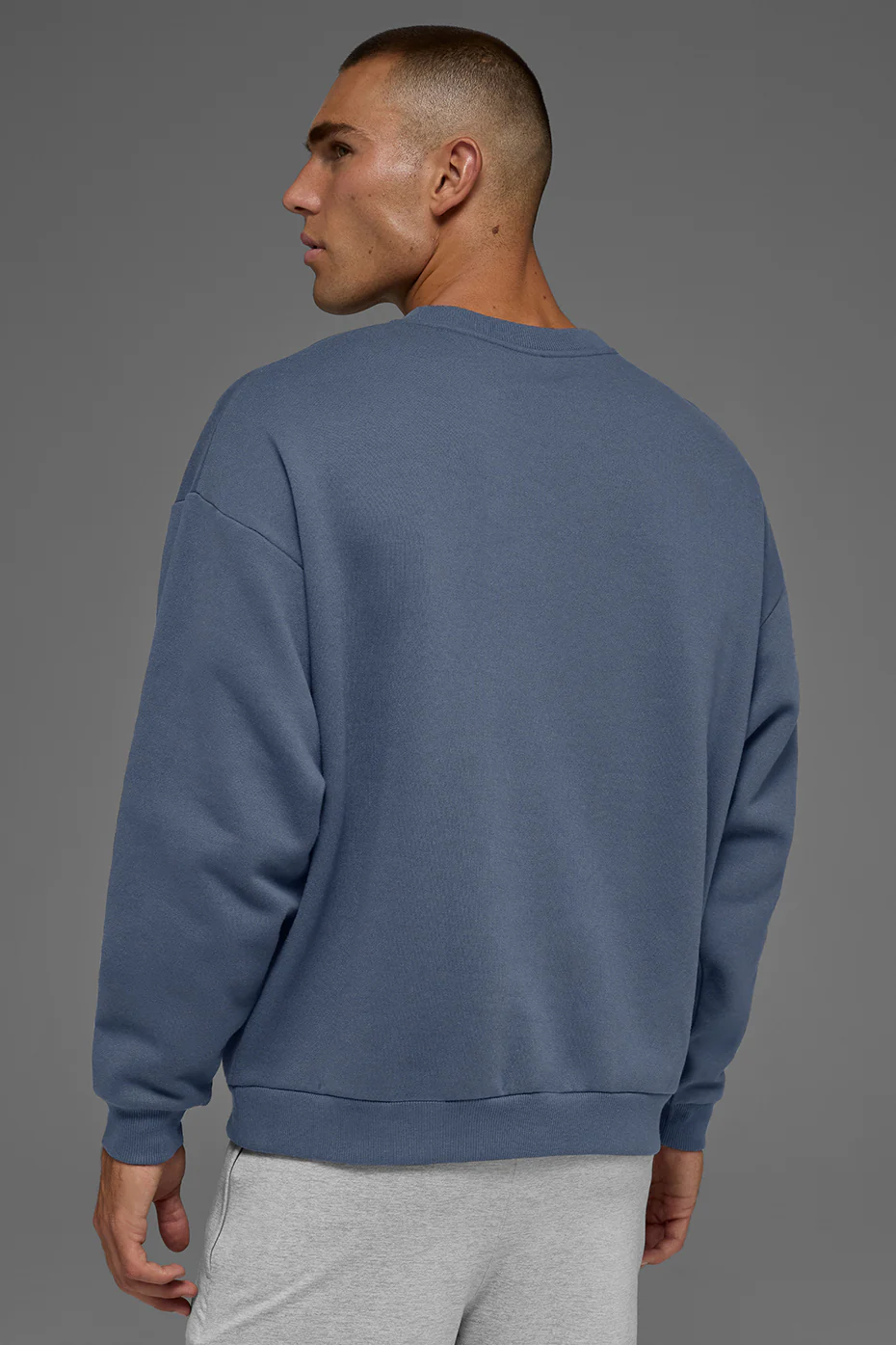 Accolade Crew Neck Pullover - Bluestone