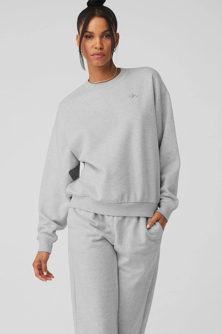 Accolade Crew Neck Pullover - Athletic Heather Grey