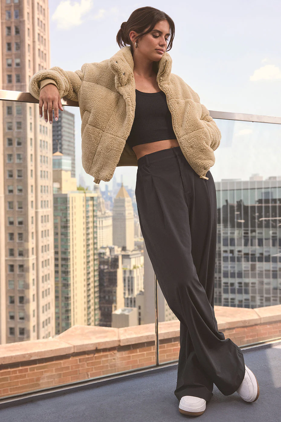 High-Waist Pursuit Trouser (Long) - Black