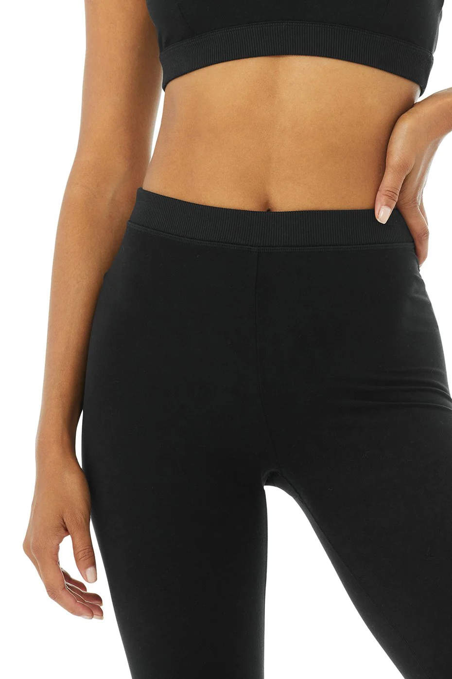 Alosoft High-Waist Iconic 90's Capri - Black