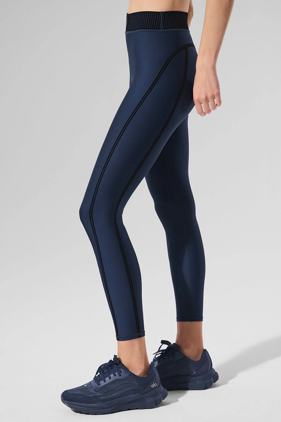 Airlift High-Waist 7/8 Line Up Legging - Navy