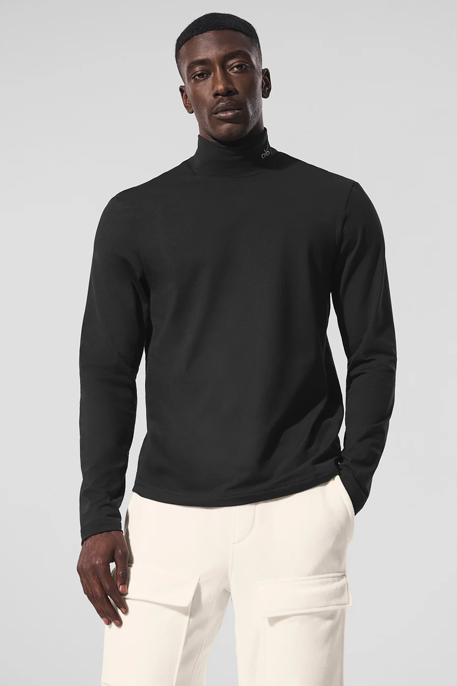 Conquer Reform Mock Neck Long Sleeve - Black