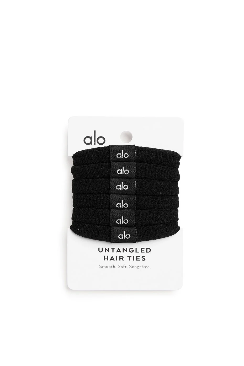 Untangled Hair Tie 6-Pack - Black