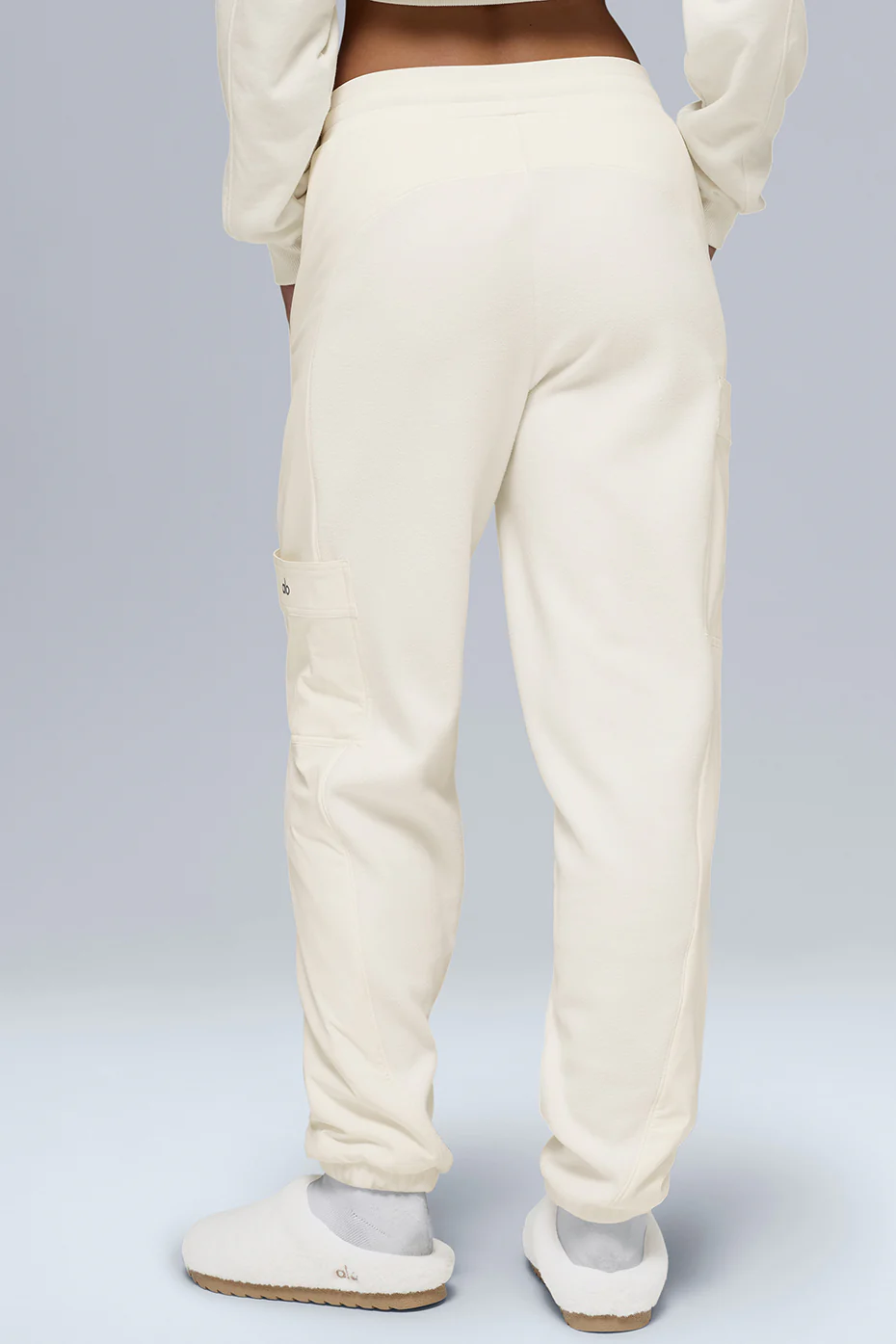 Polar Fleece Wintry Mix Pant - Ivory