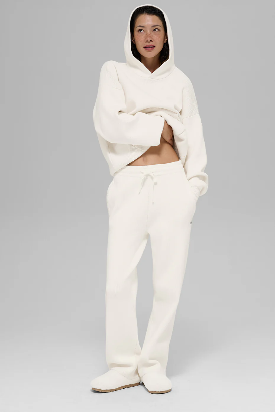 Scholar Straight Leg Sweatpant - Ivory