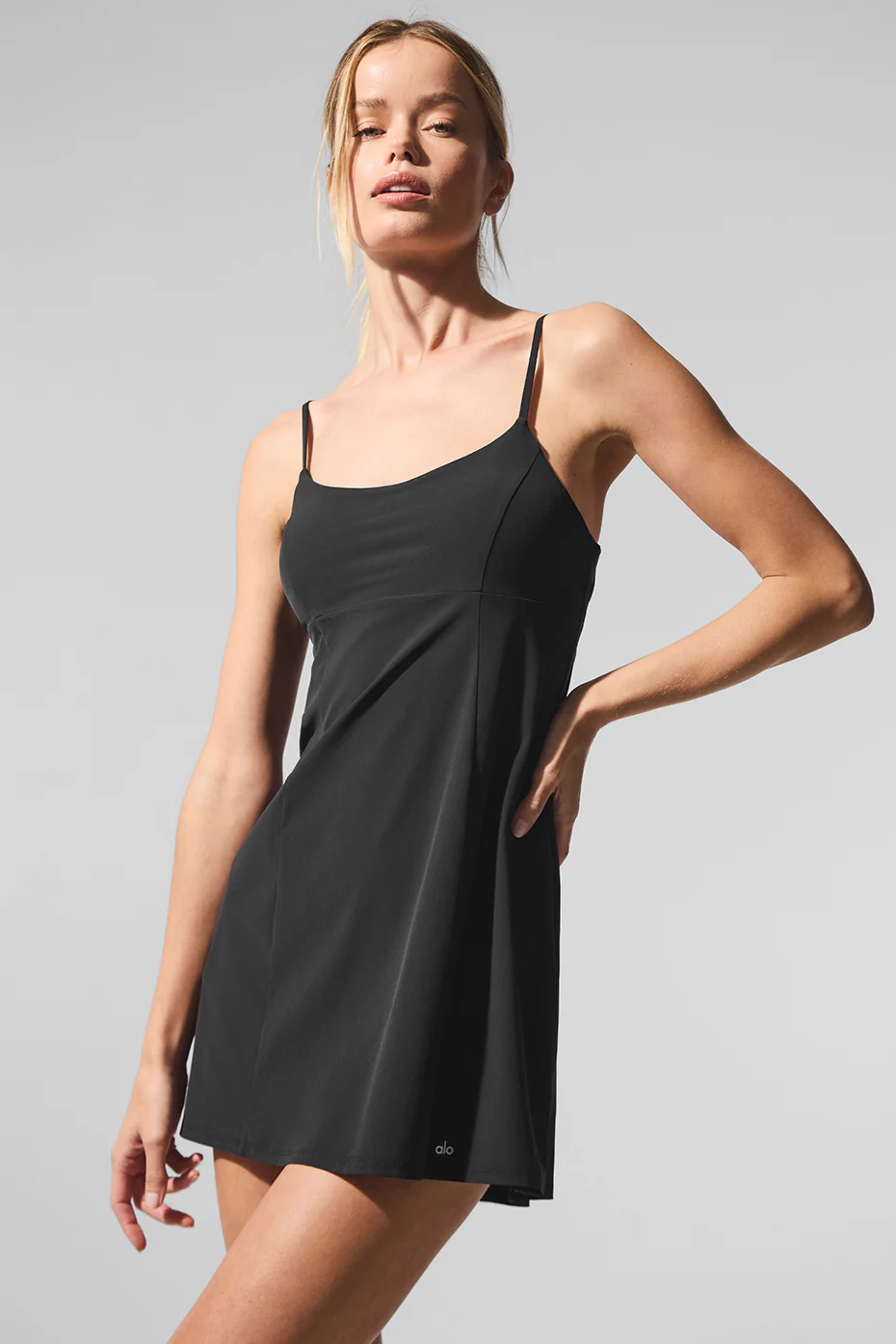 Breezy Tennis Dress - Black