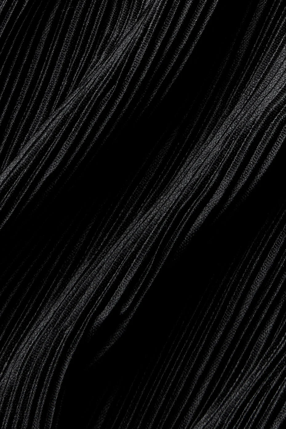 Micro Plisse Tennis Skirt - Black