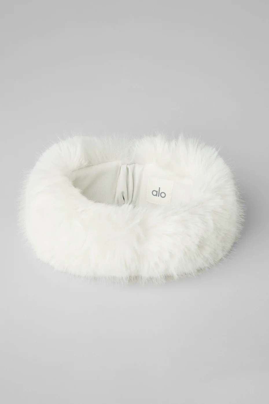 Opulent Faux Fur Wintersun Headband - Ivory