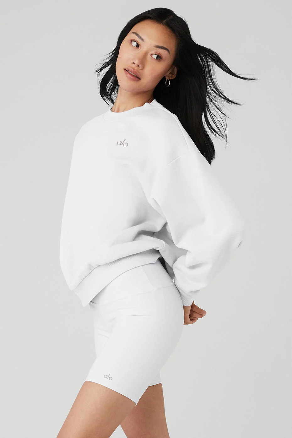 Accolade Crew Neck Pullover - White