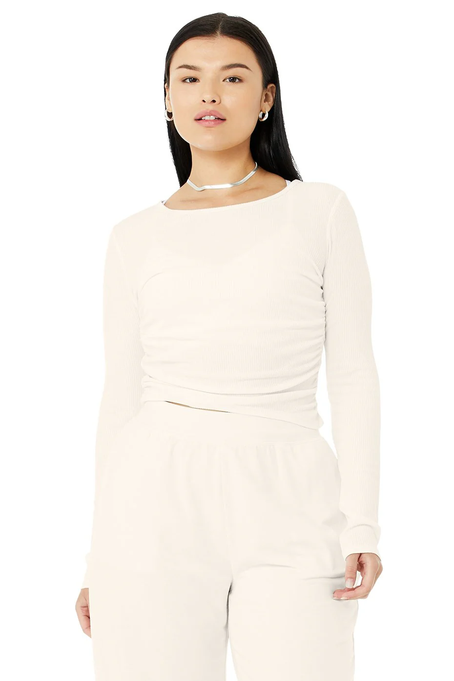 Gather Long Sleeve - Ivory