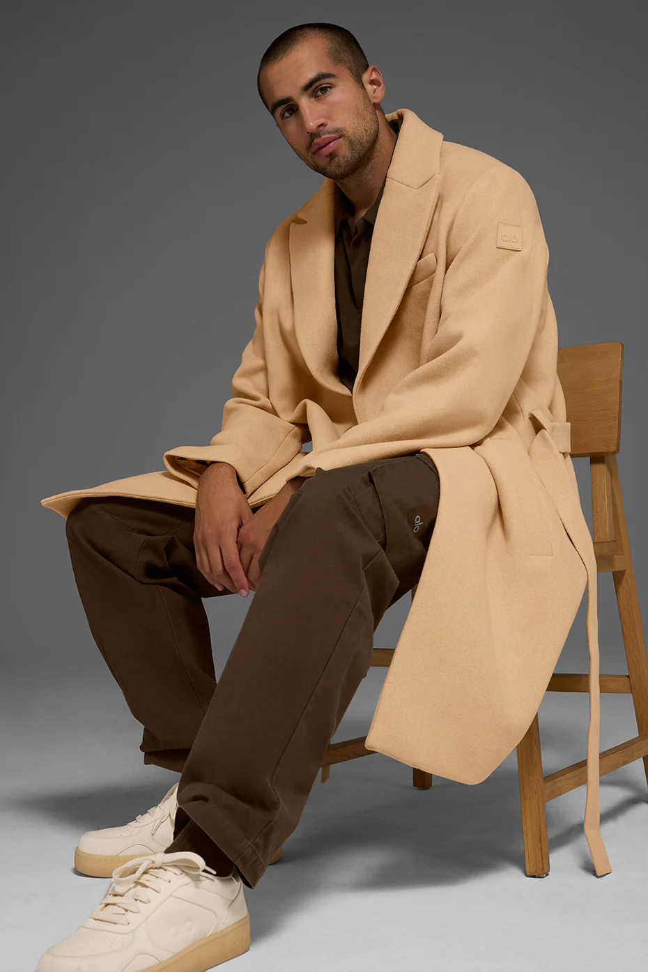 Wool Gameday Overcoat - Camel