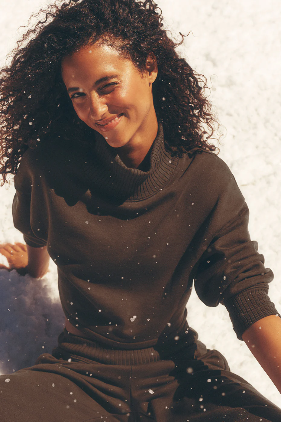 Cropped Serenity Coverup - Espresso