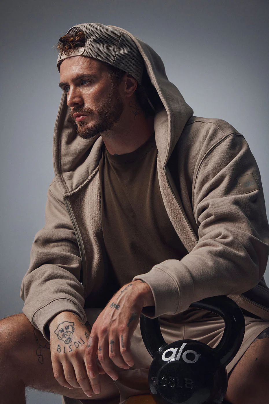 Renown Full Zip Hoodie - Gravel