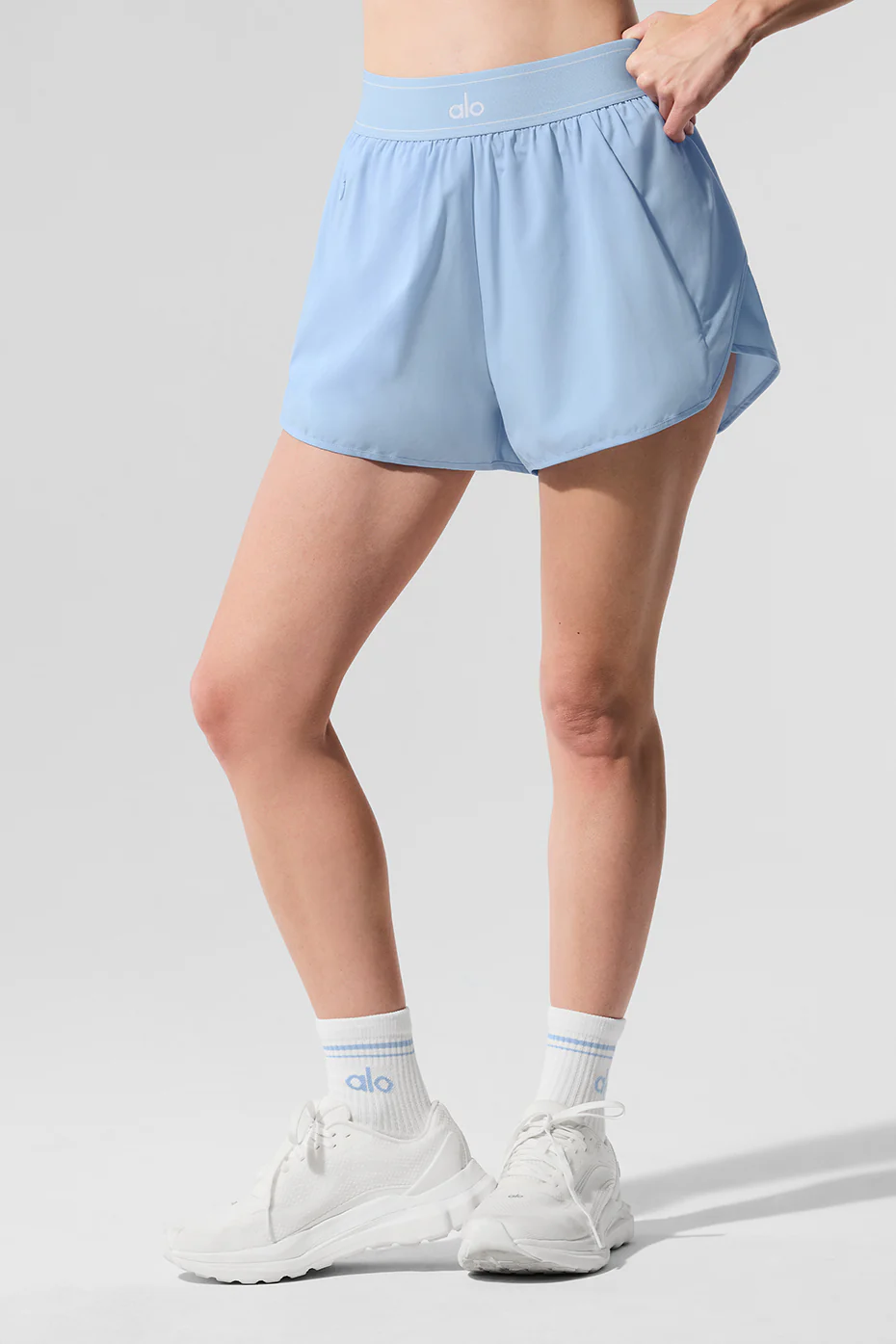 Match Point Short - Seashell Blue