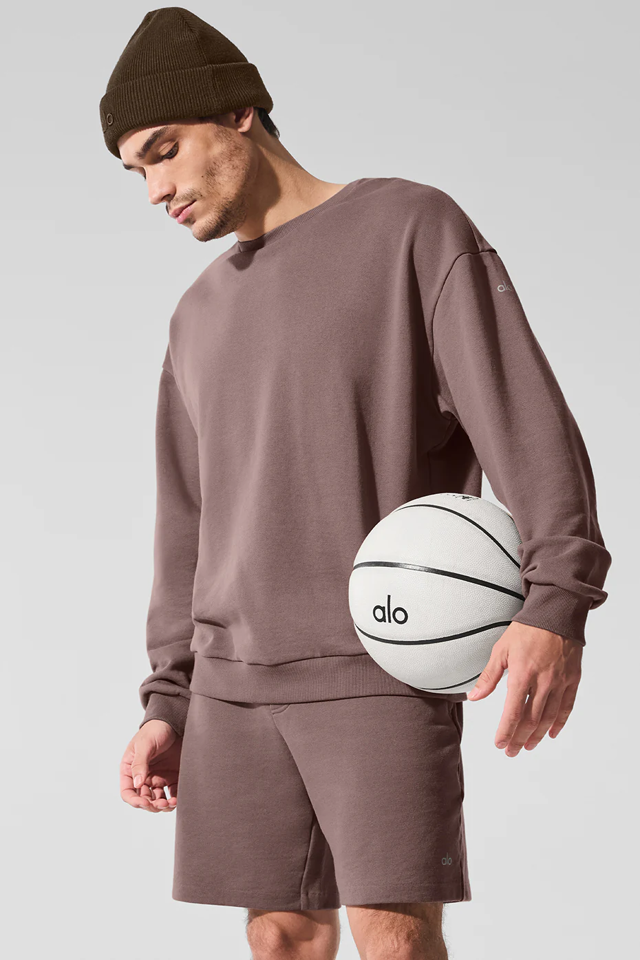 Chill Crew Neck Pullover - Mushroom