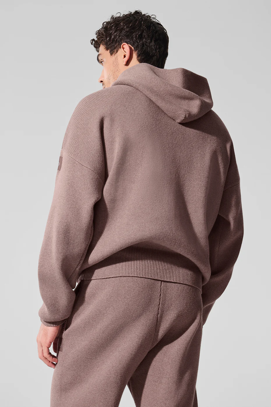 Scholar Hooded Sweater - Mushroom Heather