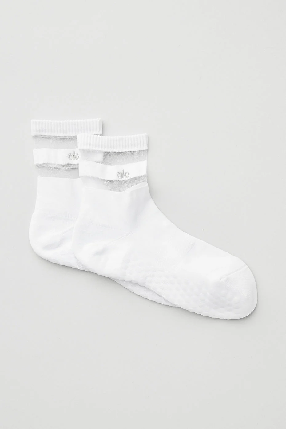 Women's Pulse Grip Sock - White