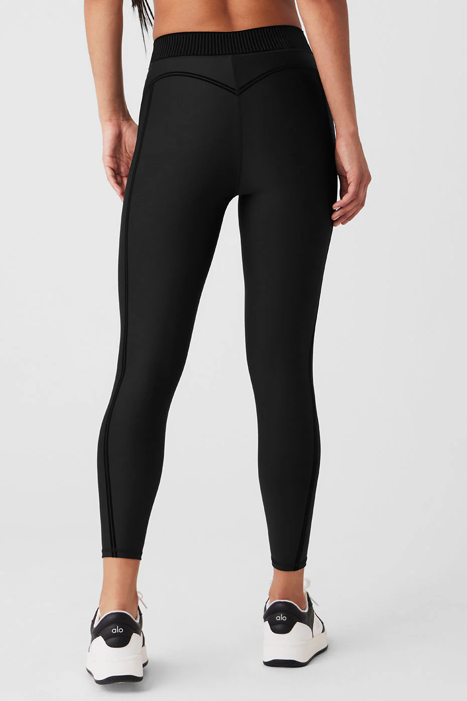 Airlift High-Waist 7/8 Line Up Legging - Black