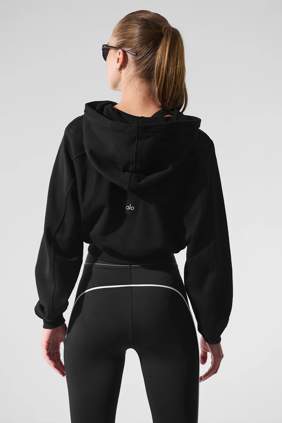 Sweet Escape Zip Up Hoodie - Black