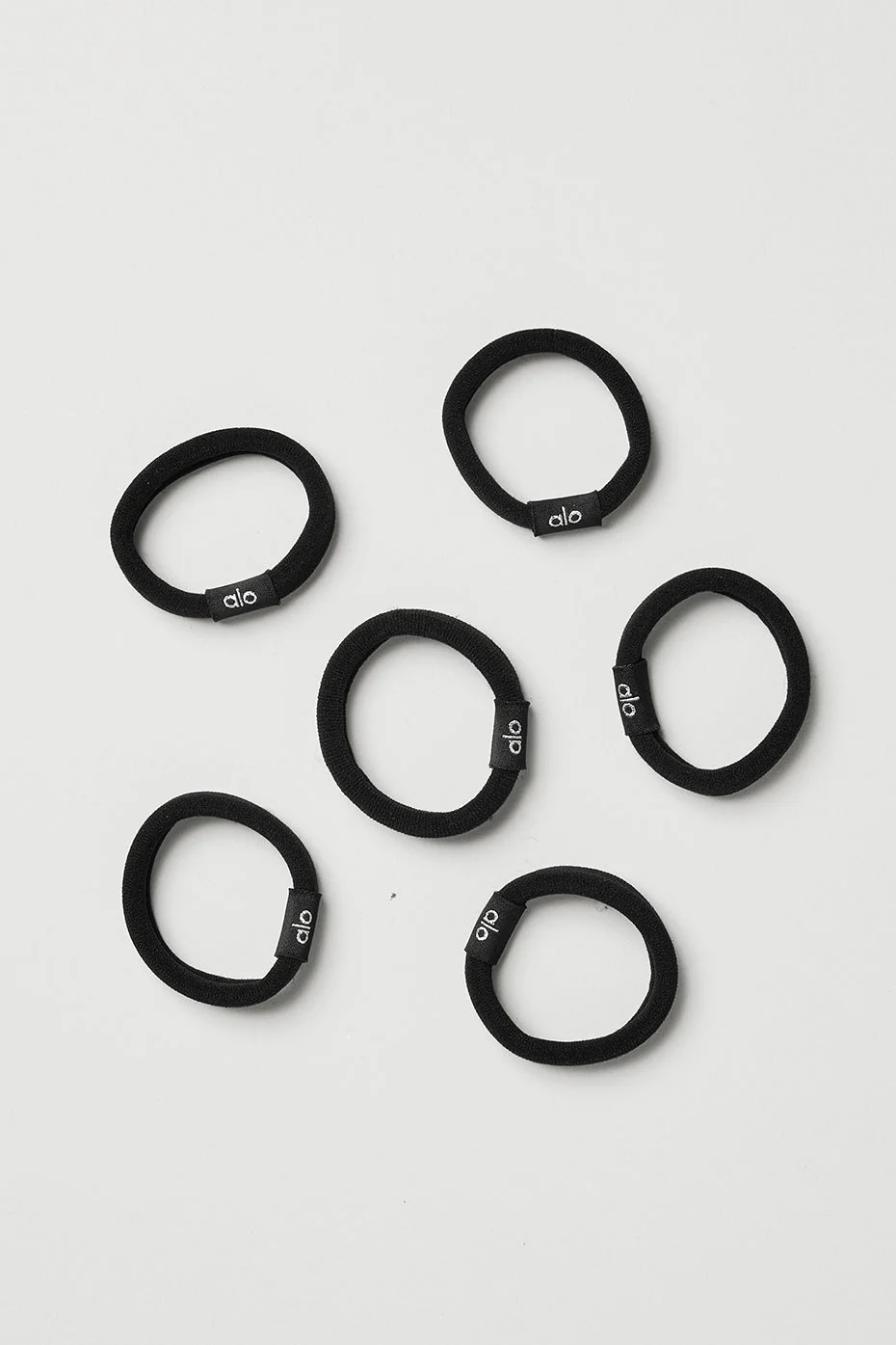 Untangled Hair Tie 6-Pack - Black