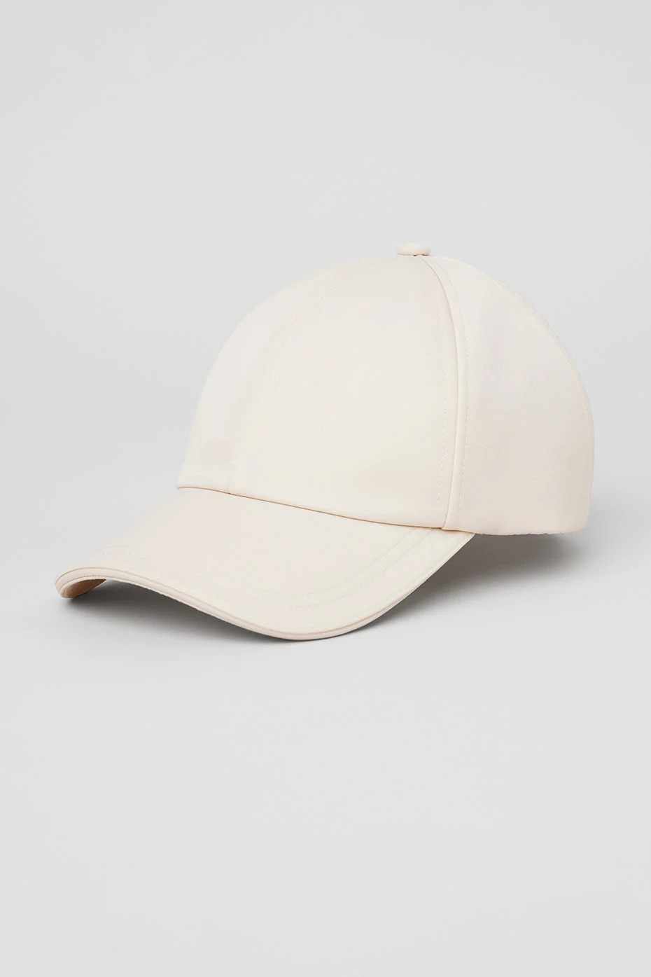 Satin Off-Duty Cap - Creme