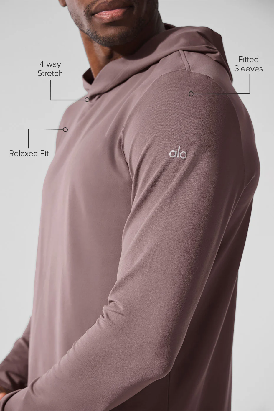 Conquer Reform Long Sleeve With Hood - Mushroom