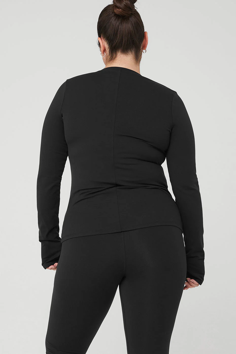 Airbrush Winter Warm Nocturne Long Sleeve - Black