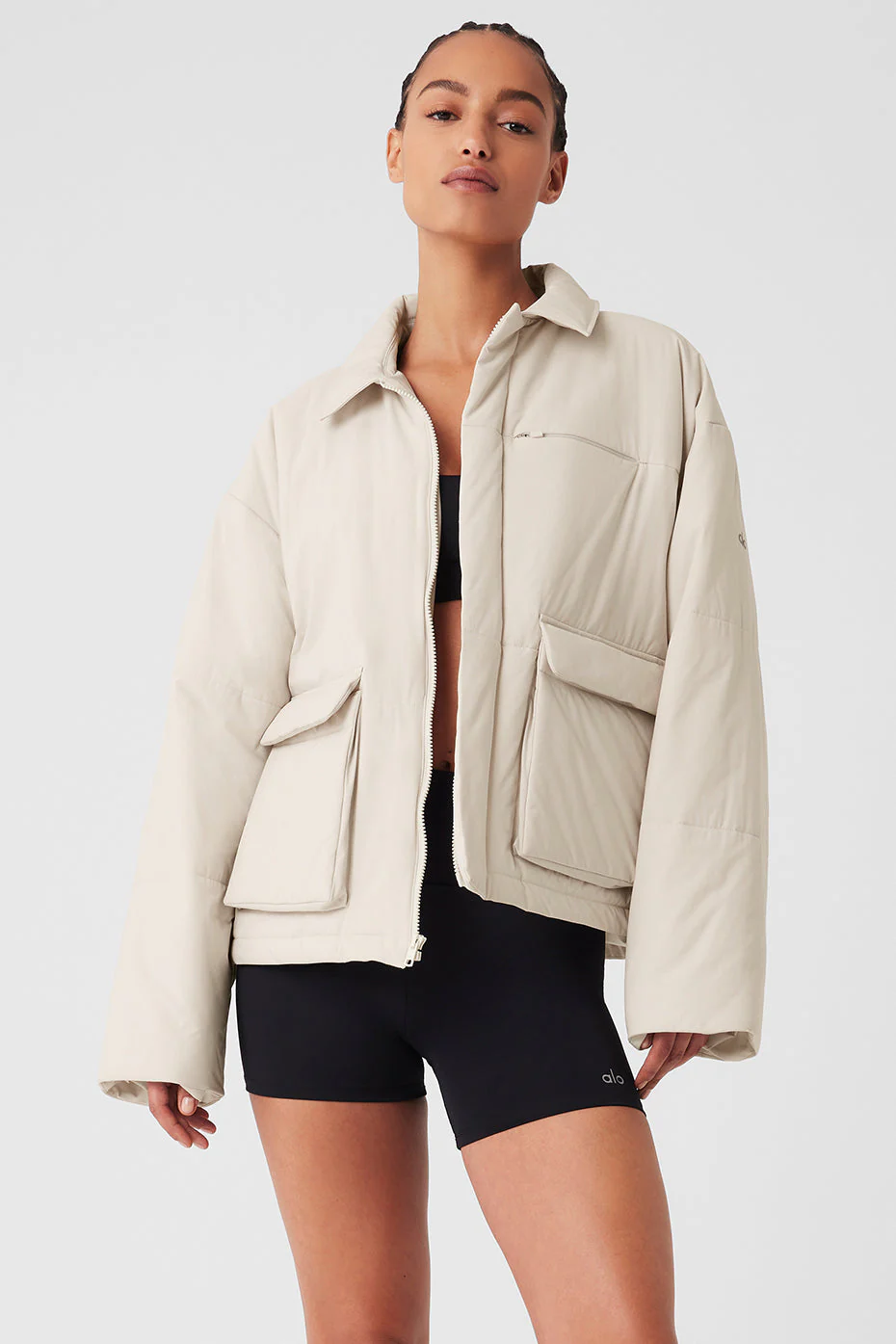 Voyage Utility Cargo Jacket - Bone