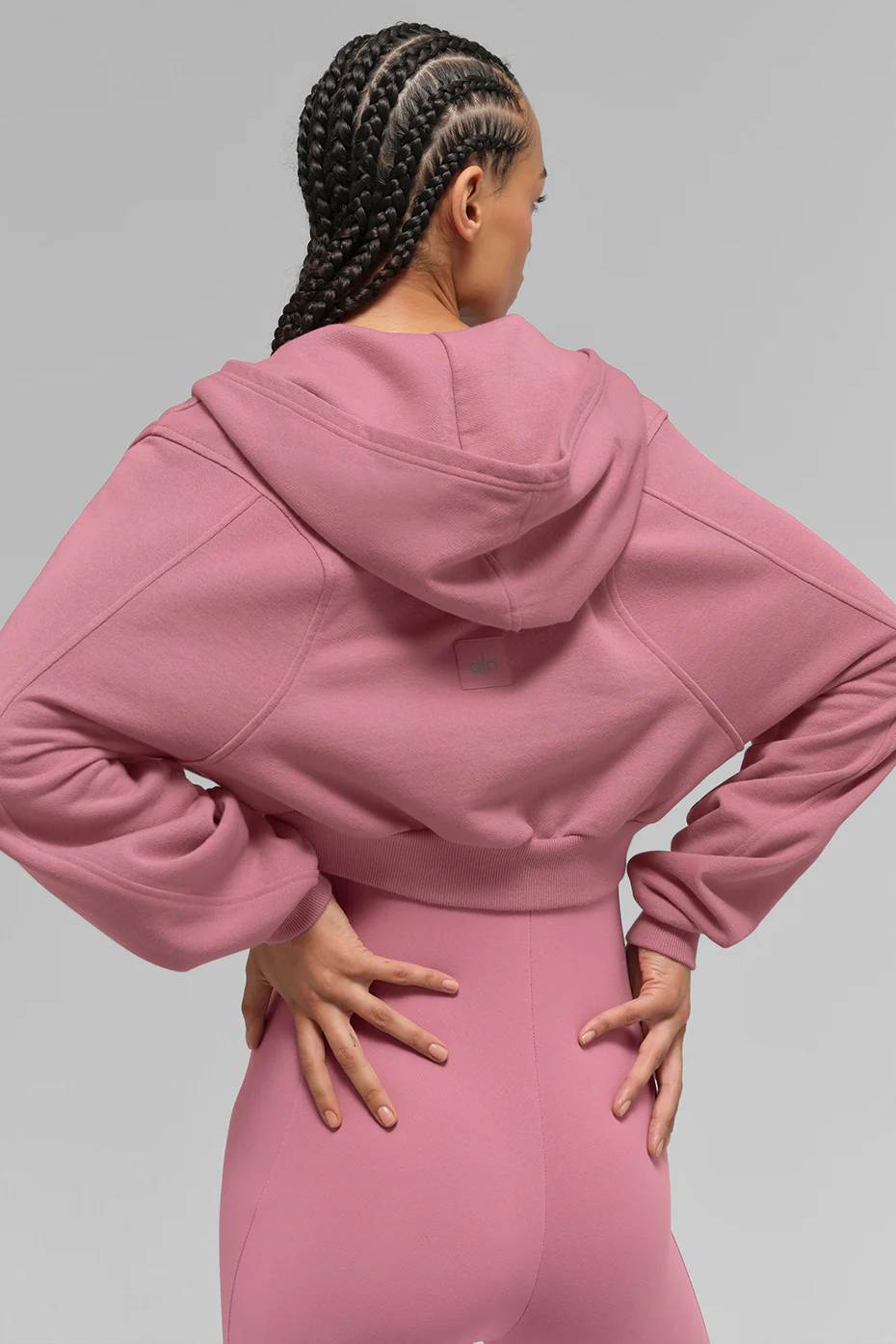 Sweet Escape Zip Up Hoodie - Pink Wild Rose