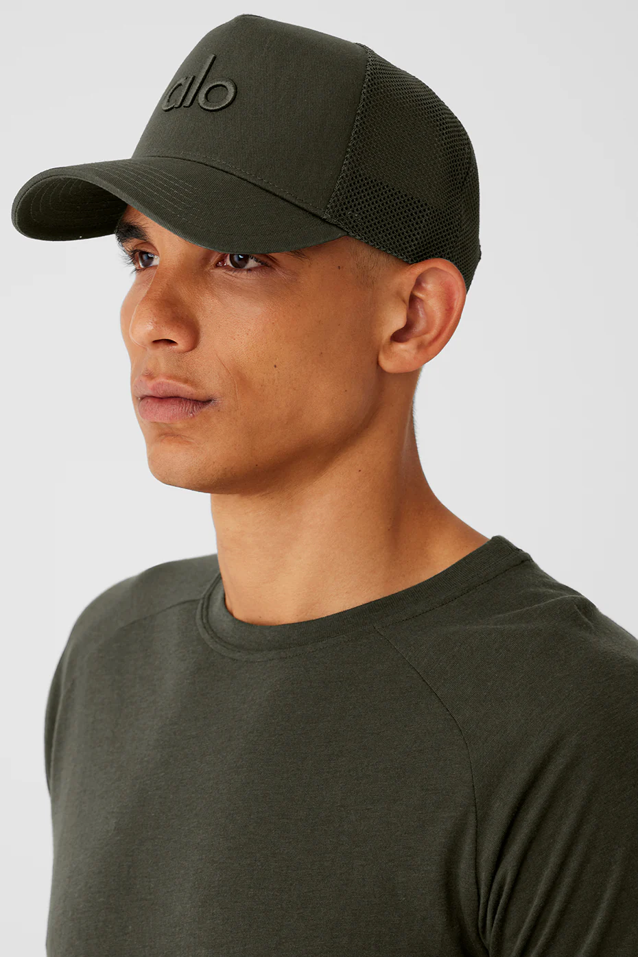 District Trucker Hat - Stealth Green