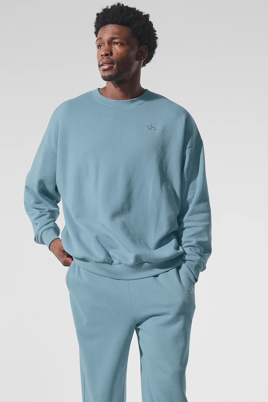 Accolade Crew Neck Pullover - Celestial Blue