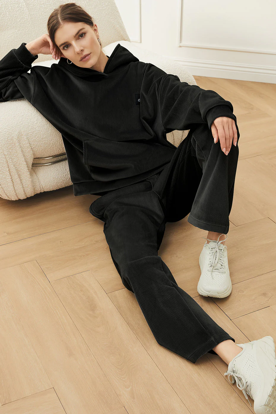 Velour Baller Pant - Black